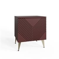 Frank Olsen Ava Lamp Table with LED Lighting and Alexa Compatibility - Mulberry