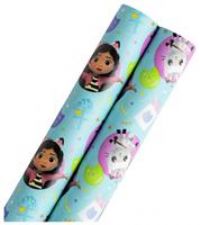 Gabby's Dollhouse 2 Rolls Wrapping Paper Set