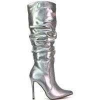 'Milani' Ruched Pointed Toe Stiletto Heel Knee High Boots