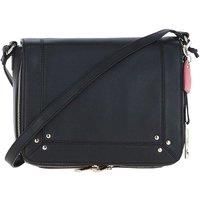 'Tsanta' Flap Over Real Leather Shoulder Bag