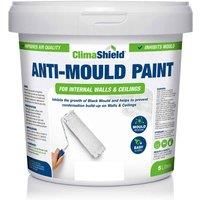 Smartseal Anti Mould Paint - Brilliant White 5L For Bathroom Kitchen And Bedroom Walls & Ceilings