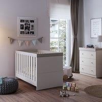 Little Acorns Burlington Cot Bed and 3 Drawer Chest Nursery Set