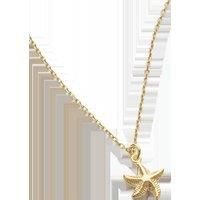Dainty 18K Gold Starfish Necklace