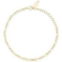 14K Gold Dainty Link Chain Beaded Bracelet, Vintage Gold Delicate Thin Satellite