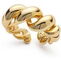 14K Gold Twist Link Ring