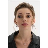 Sterling Silver Circle Necklace