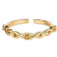 14K Gold Link Ring