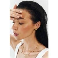 Elk & Bloom Women's Dream Drop Chunky Teardrop 15K Gold Choker Necklace