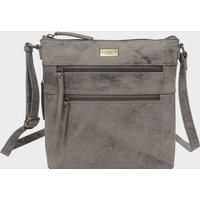 ASSOTS Crossbody Bags for Women – Real Leather Sling with Multiple Pockets and Adjustable Strap – Perfect for Daily Use and Gifting (10" X 10" X 1.5", Grey Distressed)