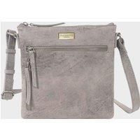 RUE' Distressed Real Leather Crossbody Bag