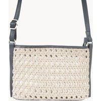 LEATHER LOOM' Real Leather Woven Crossbody Bag