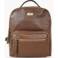 ANGEL' Nappa Full Grain Leather Zip-top Backpack