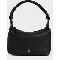 'CITY BAG' Soft Pebble Grain Real Leather Shoulder Bag