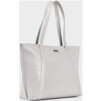 AGNES' Croc Embossed Real Leather Designer Tote Bag