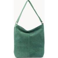 'TINA' Suede Real Leather Unlined Slouchy Shopper Tote Bag