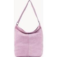 'TINA' Suede Real Leather Unlined Slouchy Shopper Tote Bag