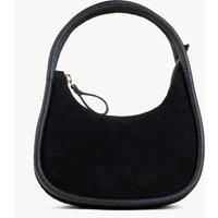 FAYE' Suede Real Leather Shoulder Mini Grab Bag
