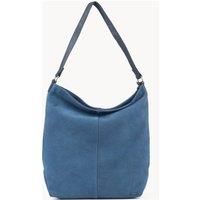 'TINA' Suede Real Leather Unlined Slouchy Shopper Tote Bag