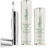 skinChemists Wrinkle Killer Anti-Ageing Skincare Kit with 4% SYN-AKE Eye Serum, Wrinkle Killer Facial Serum, 1% SYN-AKE Day Moisturiser - Reduces Fine Lines, Wrinkles, Dark Circles & Hydrating