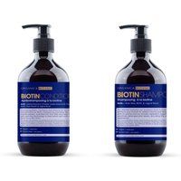 Organic & Botanic Biotin Shampoo + Conditioner in White