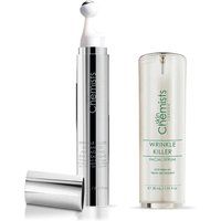 skinChemists Wrinkle Killer Eye & Facial Serum Skincare Bundle - Reduces Wrinkles & Fine Lines for Youthful Skin | Eye Serum with 4% Syn-Ake, Beautifeye and Anti-Aging Serum with Hyaluronic Acid