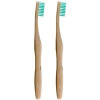 Bamboo Toothbrush Green Twin Value Savings Pack
