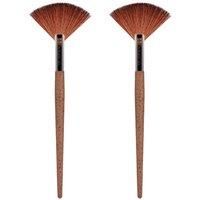 Coffee Ground Fan Brush Twin Value Savings Pack