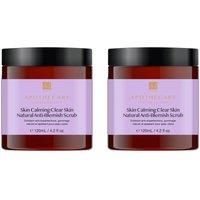 Skin Calming Clear Skin Natural Anti-Blemish Scrub 120ml Twin Value Savings Pack