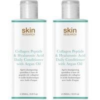 Collagen Peptide & Hyaluronic Acid Daily Conditioner with Argan Oil 250ml Twin Value Savings Pack