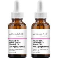 Anti-Ageing Serum Vitamin C 3%, Ferulic Acid 1%, Vitamin E 1% 30ml Twin Value Savings Pack