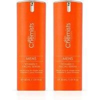 skinChemists professional Men's Vitamin C Facial Serum 30ml x 2 Duo Set in White