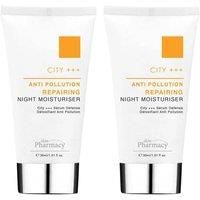City +++ Anti-Pollution Repairing Night Moisturiser 30ml Twin Value Savings Pack