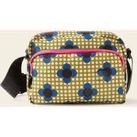 Angle Camera Bag - Flower Polka Dot Olive