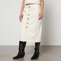 Seventy + Mochi Elodie Denim Midi Skirt - UK 14
