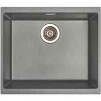 Maine Windermere Granite Composite Undermount Kitchen Sink Large Single Bowl Grey (1) in Graphite Grey