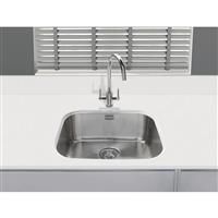Maine Ness Undermount Kitchen Sink Large Single Bowl (1) in Stainless Steel