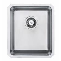 Maine Bala Undermount Kitchen Sink Small Single Bowl (1) in Stainless Steel