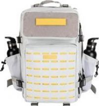 Built For Athletes 45L Hero 2.0 Backpack Grey Gym Zip Pocket Travel Training Bag
