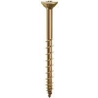 Screw-Tite Pozi Countersunk Screws 4.0 x 40mm (1200 Pack) in Yellow Steel