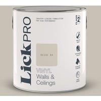 LickPro 2.5Ltr Beige 04 Vinyl Matt Emulsion Paint (816TM)