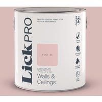 LickPro 2.5Ltr Pink 05 Vinyl Matt Emulsion Paint (539TM)