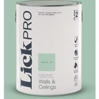 LickPro 5Ltr Green 08 Vinyl Matt Emulsion Paint (862TM)