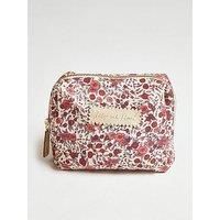 Maya Aster Cosmetic Bag in Pink - One Size