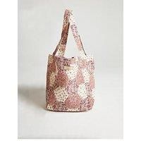 Tara Aster Patchwork Tote Bag in Pink - One Size