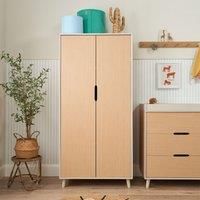 Tutti Bambini Fika Wardrobe Natural 170cm H X 80cm W X 50cm D
