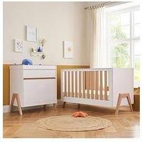 Tutti Bambini Fuori 2 Piece Furniture Room Set - White/Oak