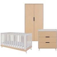 Tutti Bambini Hygge 3pc Room Set - Light Oak White Sand