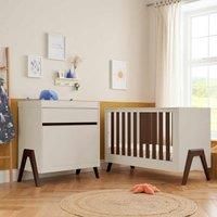 Tutti Bambini Fuori 2pc Mini Room Set - White Sand Warm Walnut