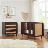 Tutti Bambini Japandi Mini 2pc Room Set Warm Walnut 60 x 120 cm
