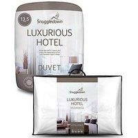 Snuggledown Of Norway Luxurious Hotel 13.5 Tog Duvet And 4 Pillows Bundle
